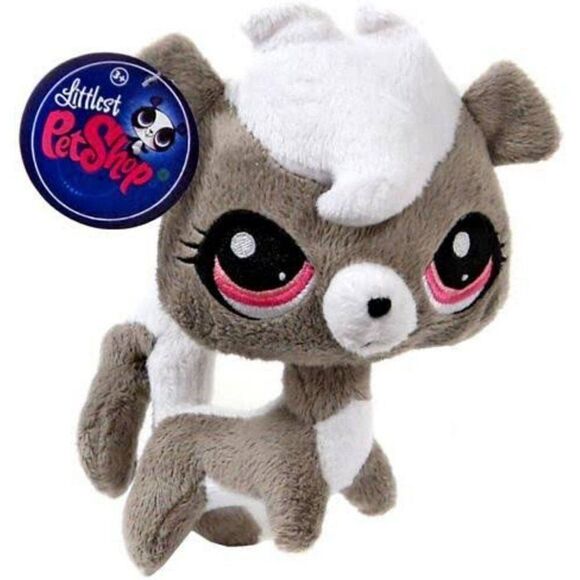 Littlest Pet Shop Pepper Clark Skunk 5" Plush Stuffed Animal LPS - Picture 1 of 8